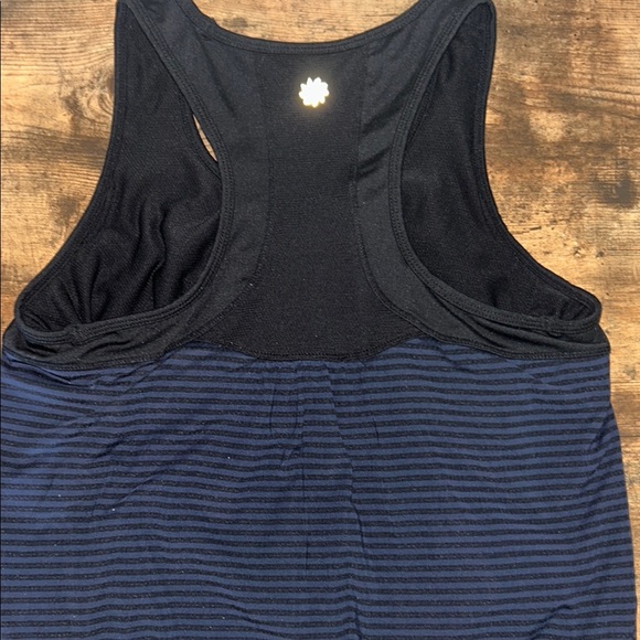 Athleta Women's Black and Blue Striped Tank Top Size small EUC - Picture 5 of 5